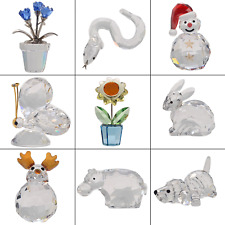 Swarovski Crystal Figurines | Authentic Collectible Animal & Flower Figures
