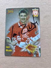 IAN RUSH LIVERPOOL HAND-SIGNED