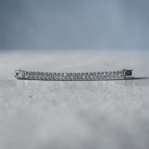 Steel chunky chain bracelet - chunky,