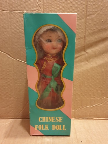 Vintage chinese folk doll - vintage,