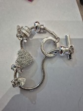 Lipsy London Silver Pave Heart