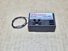 ACME B1029 AM 27MHz 2 CH Channel RC Radio Receiver Nitro Vintage Rush Evo Trophy