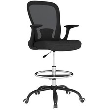 HOMCOM Mesh Draughtsman Chair