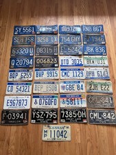 Lot Michigan vtg license