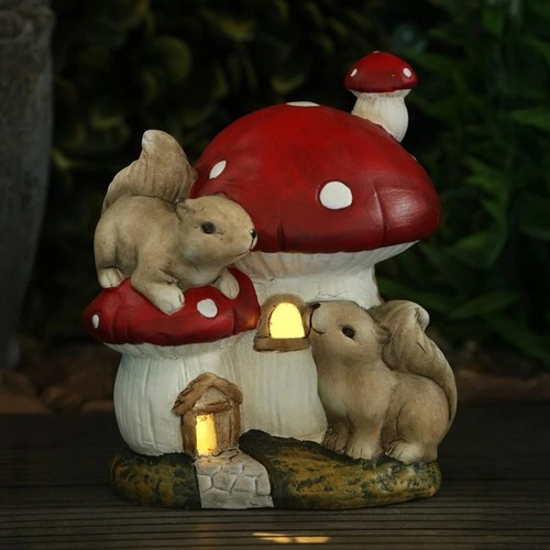 Solar powered toadstool - toadstool, house