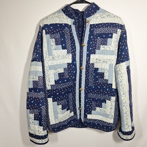 Handmade log cabin patchwork - handmade,