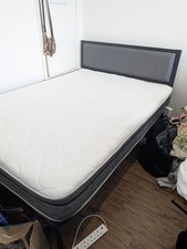 Metal Double Bed And Mattress