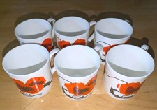 Wedgewood Corn Poppy Susie Cooper - Coffee Cup