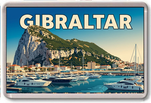 Fridge magnet gibraltar - magnet,