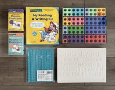 Maths English: Numicon Shapes, Cuisenaire Rods & Track, Read Write Inc Phonics