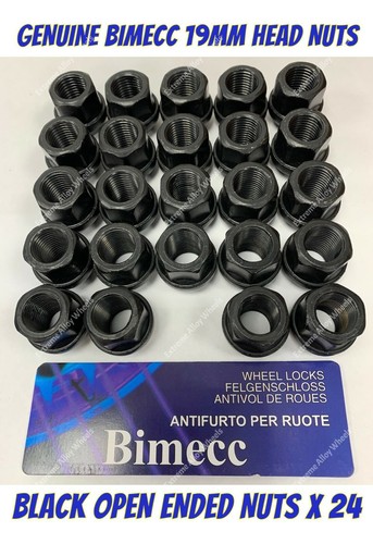 Alloy wheel nuts - nuts, open