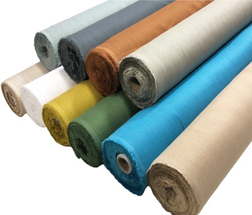 Linen fabric material 100 - linen,