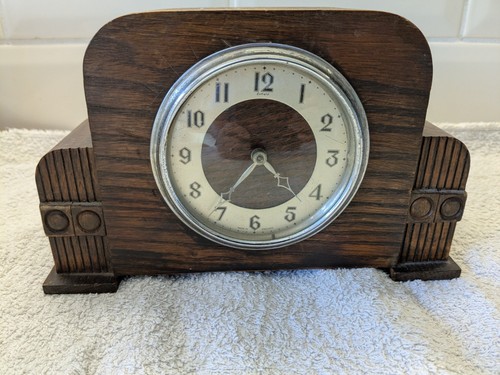 Small antique art - deco, oak