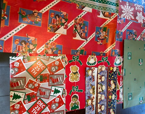 Christmas gift wrap - gift,