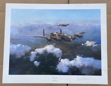 ‘Lancaster’ First Edition Framed Print by Robert Taylor signed Leonard Cheshire