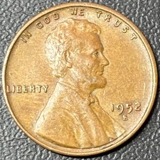1952-S Lincoln Wheat Cent •