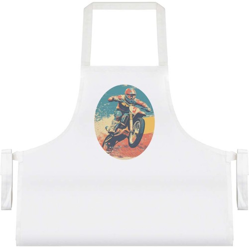 Retro dirt bike rider - 'retro,