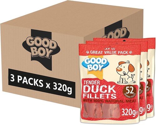 320g good boy tender duck - 3x,