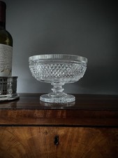 WATERFORD CRYSTAL Irish Pedestal Bowl | Master Cutter | Castletown | 7 1/2”