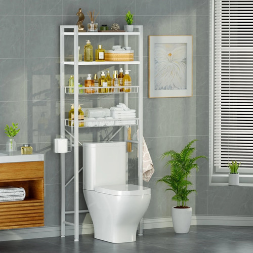 Capri tier over toilet - 4-tier,