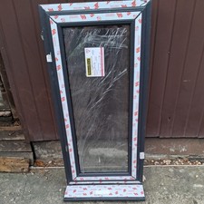 charcole Grey On White Pvc