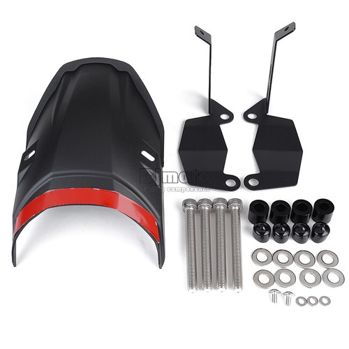 Black front fender extender - black,