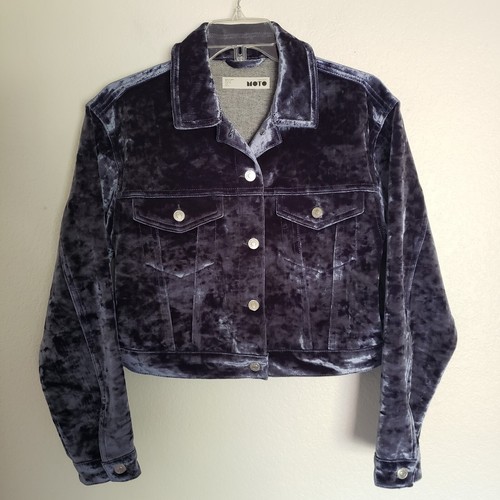 Topshop moto bonded velvet - topshop,