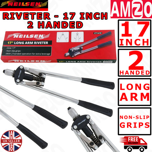 Rivet gun long arm - 17",