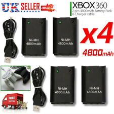 4 Pcs Controller Battery For