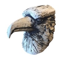 Studio Pottery Stonewear HAWKS HEAD 4.5 x 3”