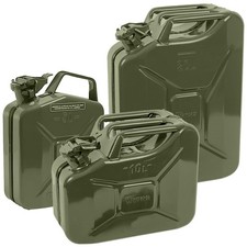 Wavian NATO Steel Jerry Can Khaki Fuel Canister Leak Proof Closure 5L, 10L, 20L