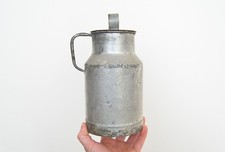 Vintage old steel milk churn