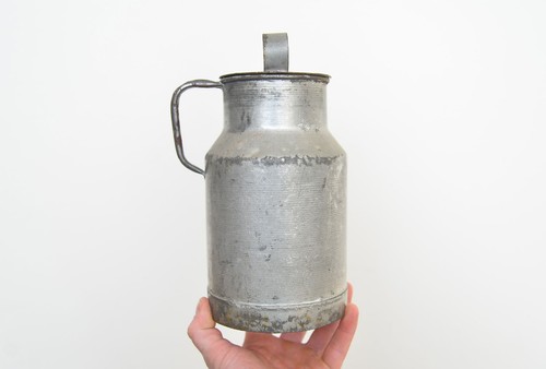 Vintage old steel - , milk