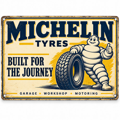 Michelin tyres metal garage - tyres,