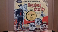 HOPALONG CASSIDY -  And the Sheep Rustlers - Shellac 78 RPM - Capitol Junior