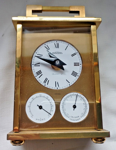 Angelus quartz carriage clock - angelus,