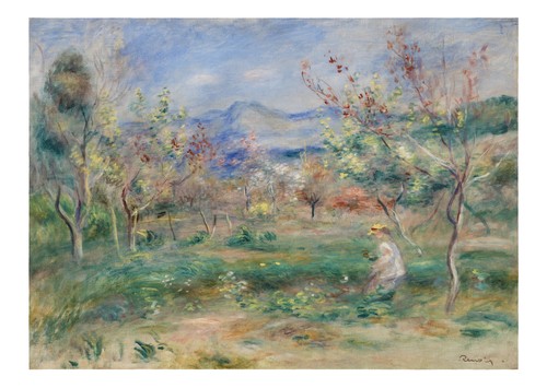 Renoir garden landscape - garden,