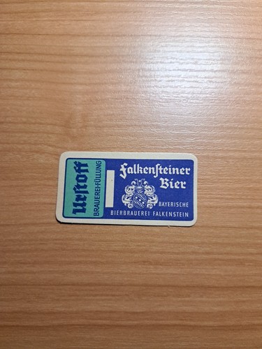 Beer label cord - label, bavarian
