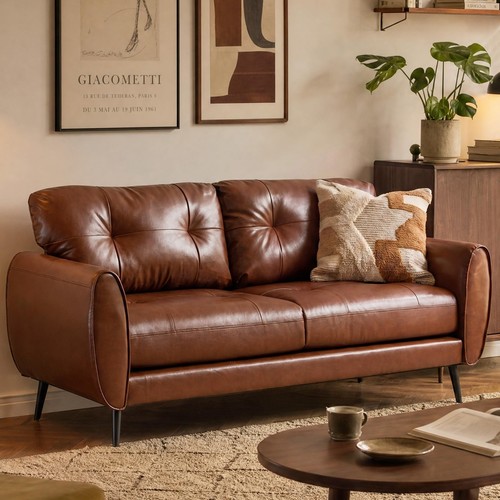 Seater leather sofa loveseat - seater,