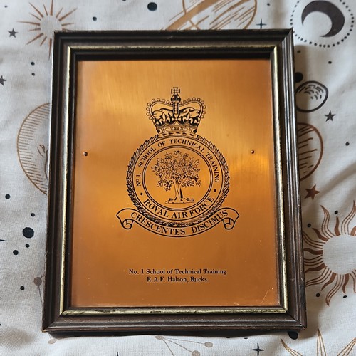 Vintage raf copper wall - copper,