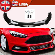 For Ford Fiesta ST MK5 MK6 Mk7 MK7.5 Front Bumper Lip Spoiler Splitter Black UK