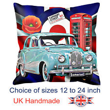 Car Art Austin A40 Somerset Cushion Austin A40 Pillow Personalised Unofficial