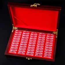 Wooden Coins Display Storage