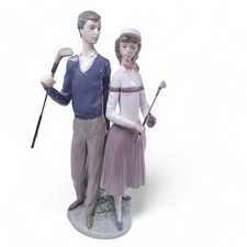 Lladro Golfers Man & Woman