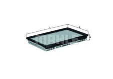 Air Filter fits: NISSAN ALMERA