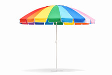 Large Rainbow Garden Parasol