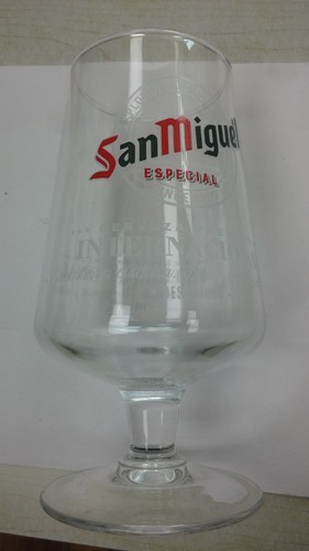 San miguel pint chalice glass - san,