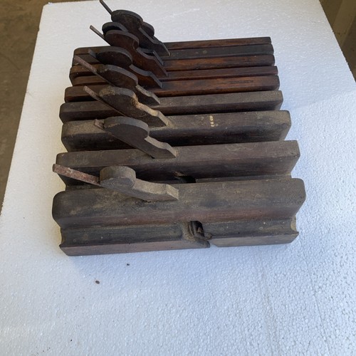 Vintage wooden moulding planes - wooden,