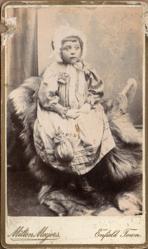 Enfield london cdv girl - enfield, dress