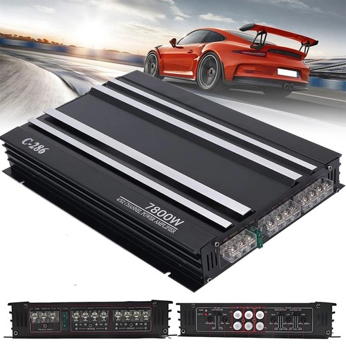7800w 4ch car power amplifier - 7800w,